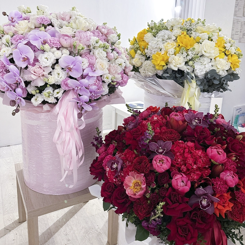 Цветочное трио Лёгкое прикосновение