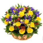 Корзина с цветами Волшебная ночь